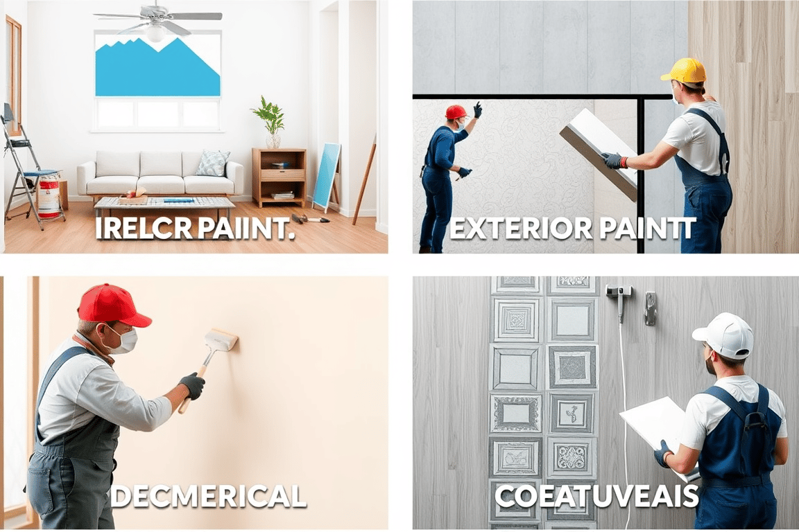 Commercial painting services