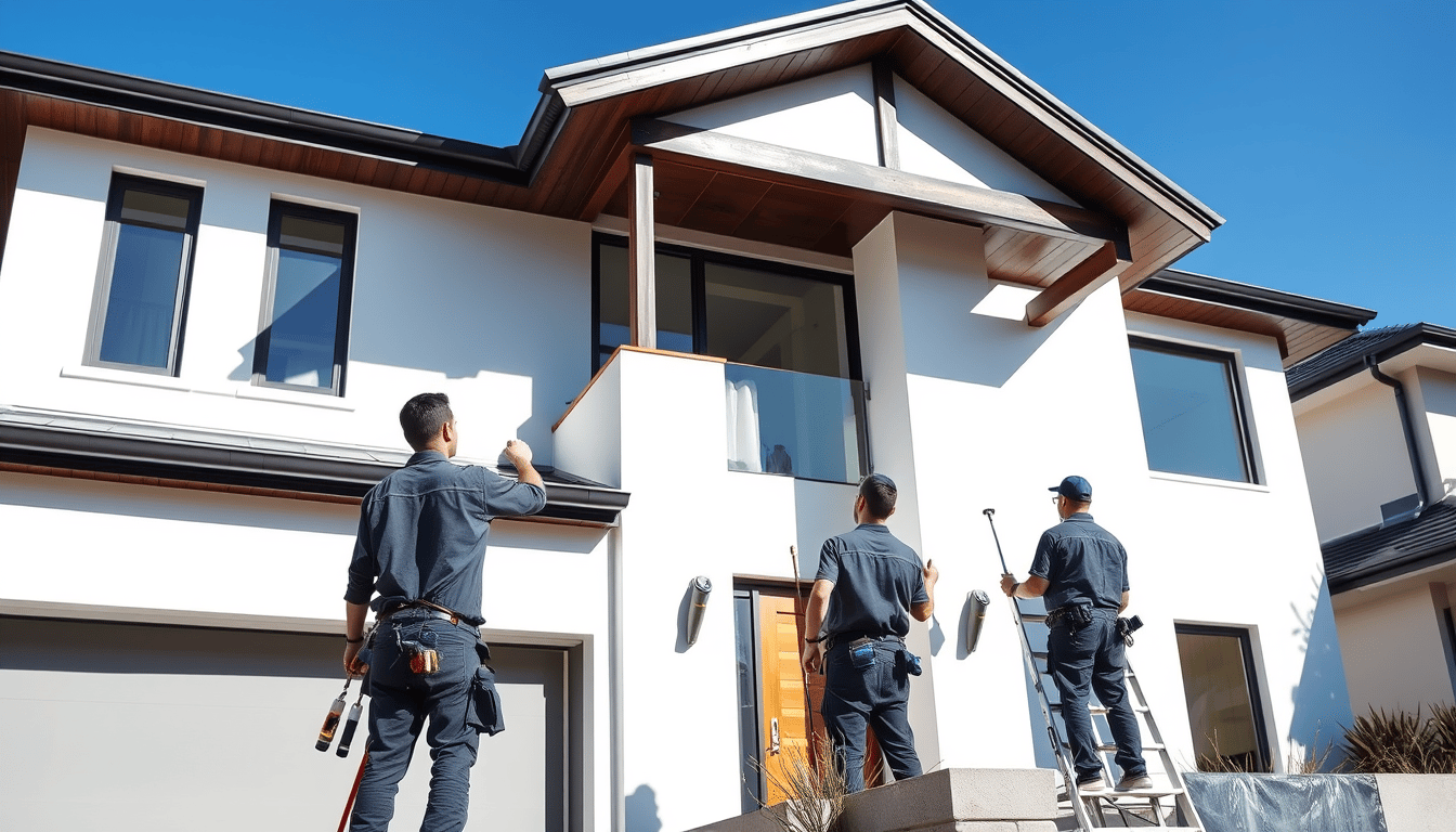 Exterior painting services