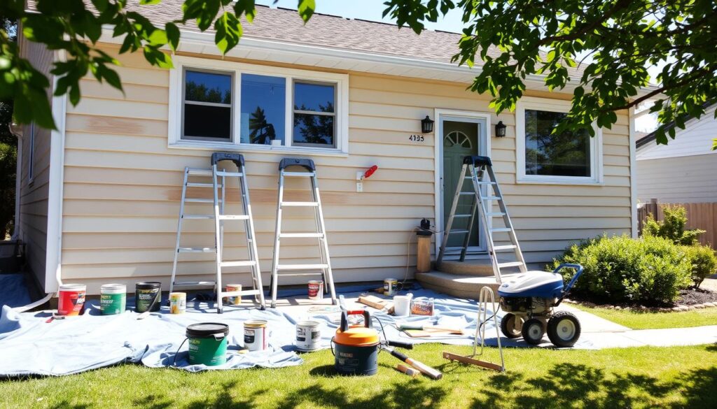 Preparing for Exterior Painting